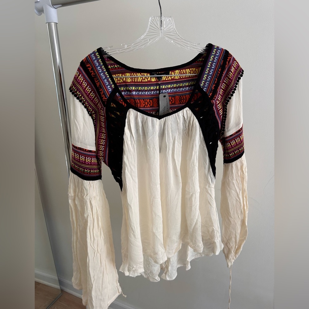 The Clothing Company Multicolor Embroidered Blouse